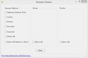 Free Internet Privacy Cleaner