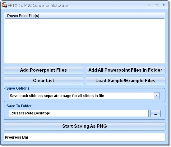 PPTX To PNG Converter Software