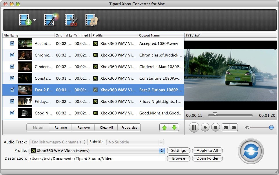 Tipard Xbox Converter for Mac