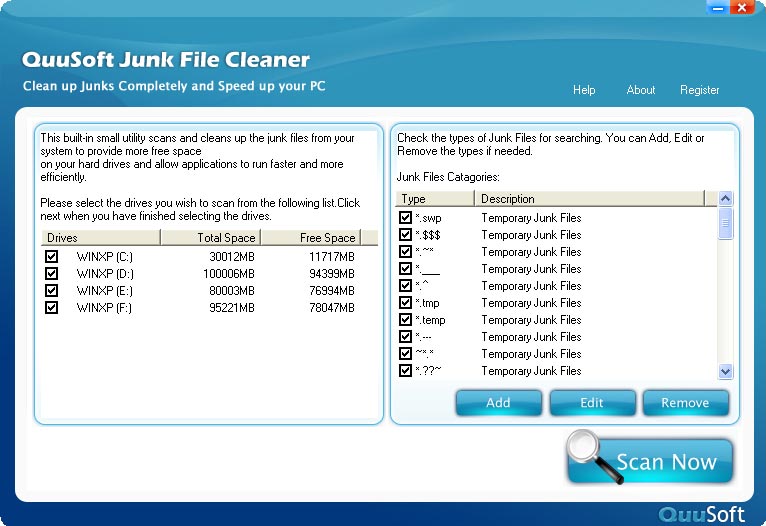 QuuSoft Junk Cleaner