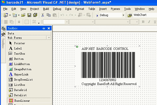 EaseSoft Barcode .NET Control