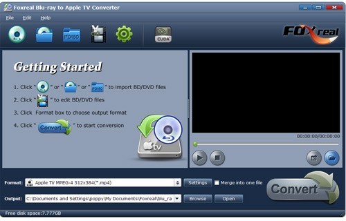Foxreal Blu-ray to Apple TV Converter