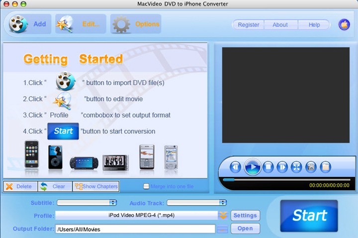 MacVideo DVD to iPhone Converter