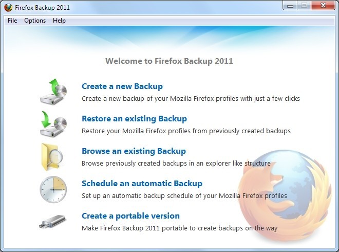Firefox Backup 2011