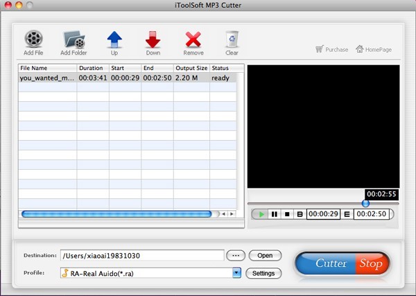 MP3 Cutter Joiner for Mac