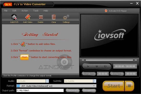 Ainsoft FLV Video Converter