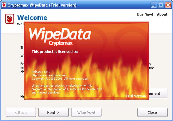 Cryptomax WipeData