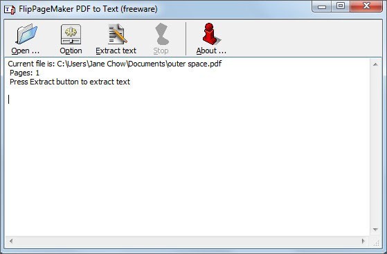 FlipPageMaker PDF to Text