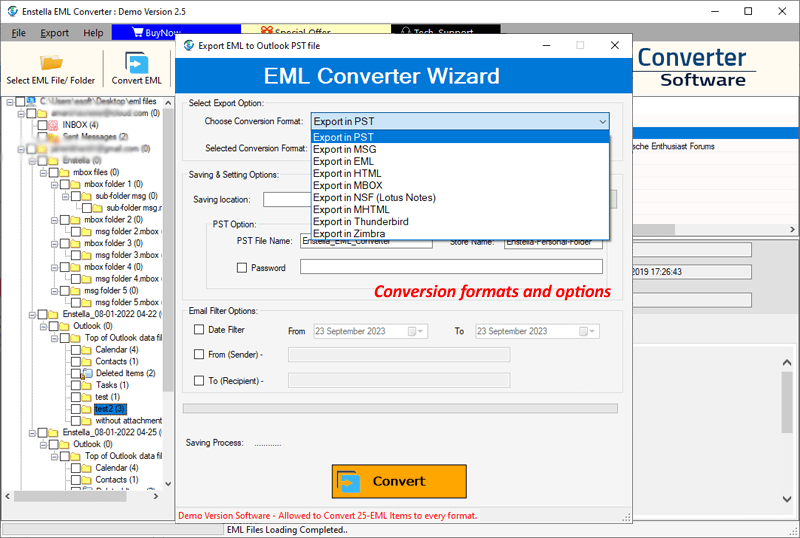 Enstella EML Converter Software