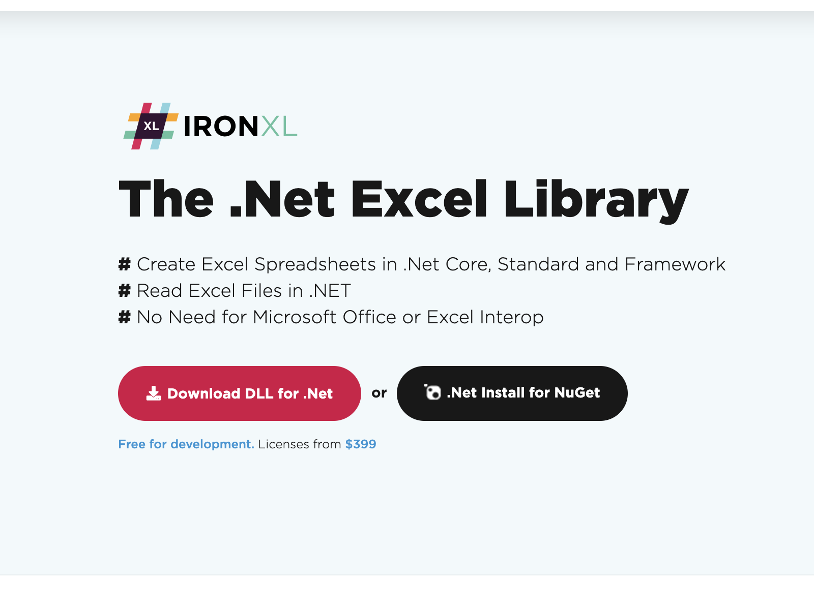 Excel .Net Library