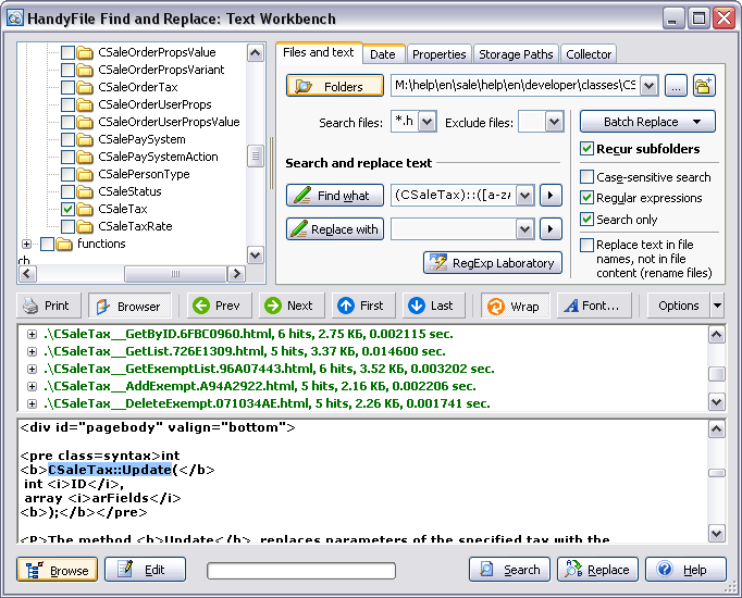 HanyFile Find and Replace: Office Edition