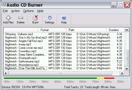 Audio-CD Burner