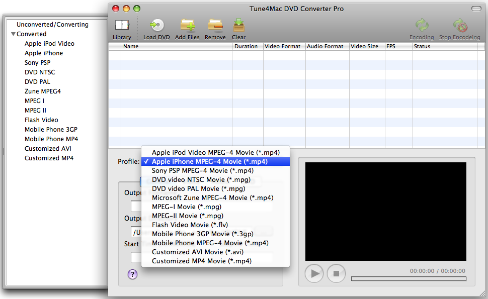 Tune4Mac DVD Converter Pro