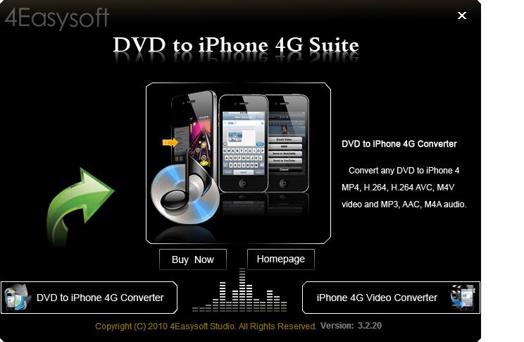 4Easysoft DVD to iPhone 4G Suite