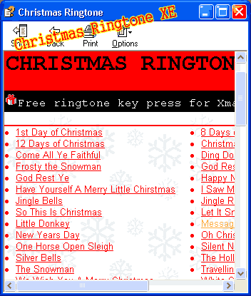 Christmas Ringtone XE