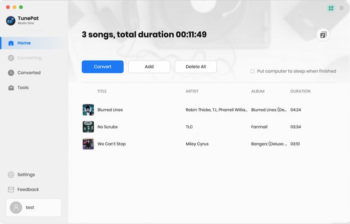 TunePat Music One for Mac