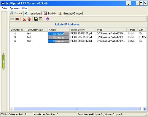 Multipoint FTP Server