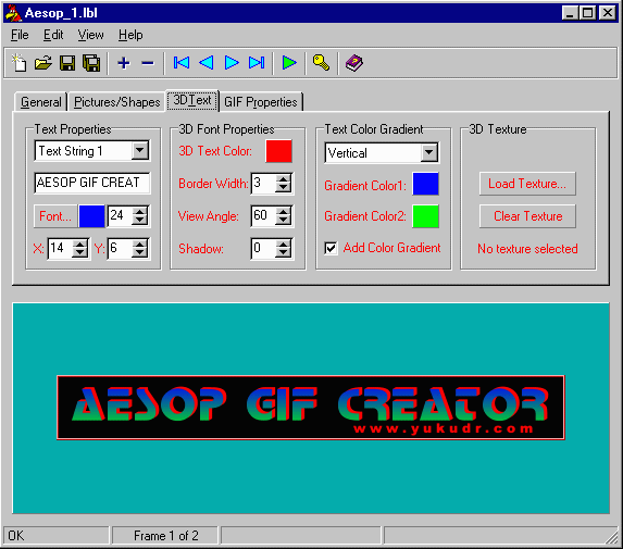 32-bit Aesop GIF Creator