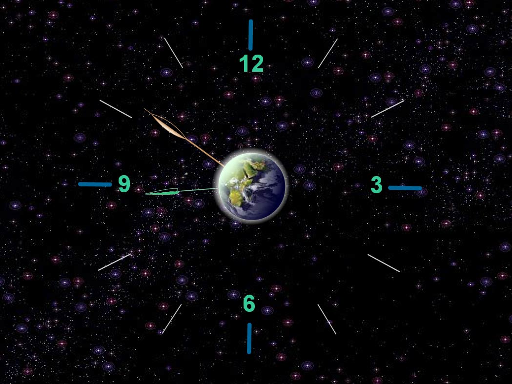 7art Earth Clock ScreenSaver