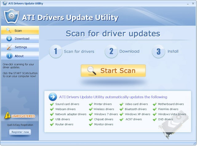 ATI Drivers Update Utility For Windows 7