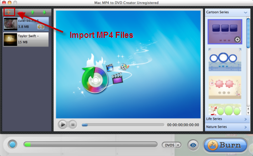 Mac MP4 to DVD Creator