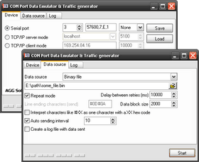 COM Port Data Emulator