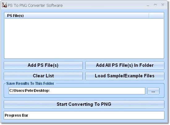 PS To PNG Converter Software
