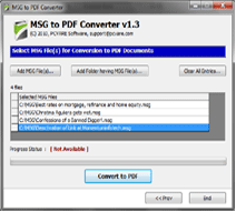 Convert MSG to Adobe PDF
