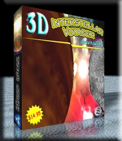 Interstellar Voyager 3D Screensaver
