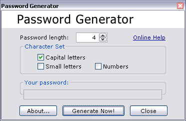 Secure Random Password Generator