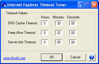 IE Timeout Tuner