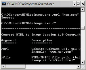 Convert HTML to Image