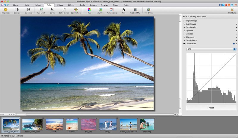 PhotoPad Free Mac Image and Photo Editor