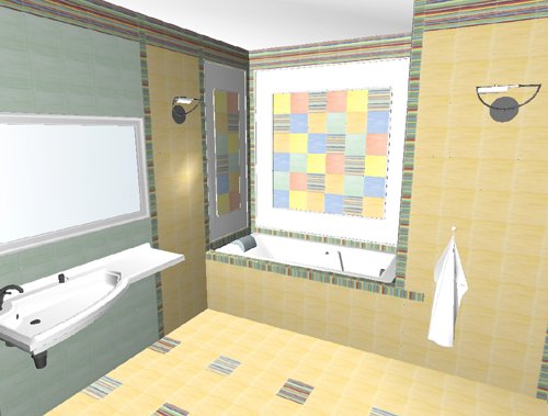 Tile 3d - bathroom design