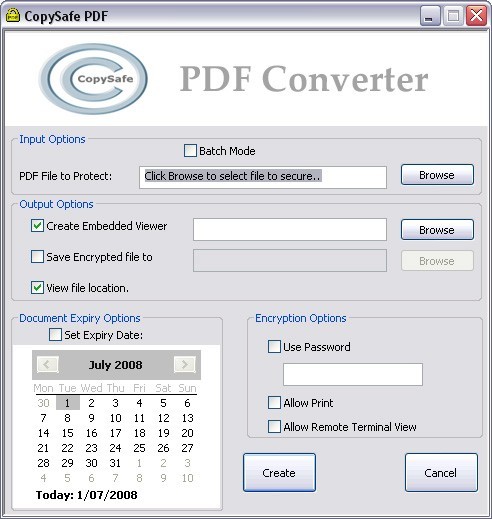Copysafe PDF Converter