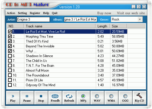 Ease-CD-to-MP3-Maker