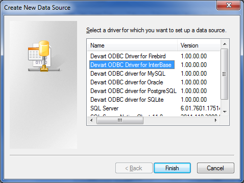 Devart ODBC Driver for InterBase