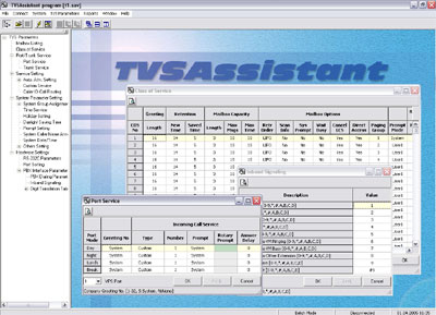 TVSAssistant - Panasonic VPS administration software for TVS50 Voice Processing System.