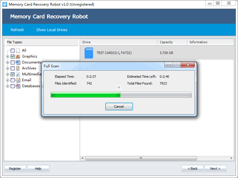 Memory Card Recovery Robot