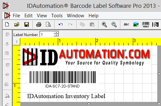 IDAutomation Barcode Label Pro Software