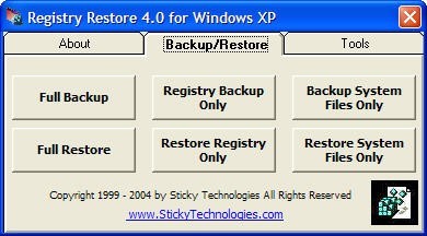Registry Restore 2000