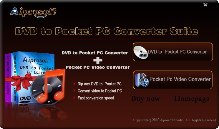 Aiprosoft DVD Pocket PC Converter Suite