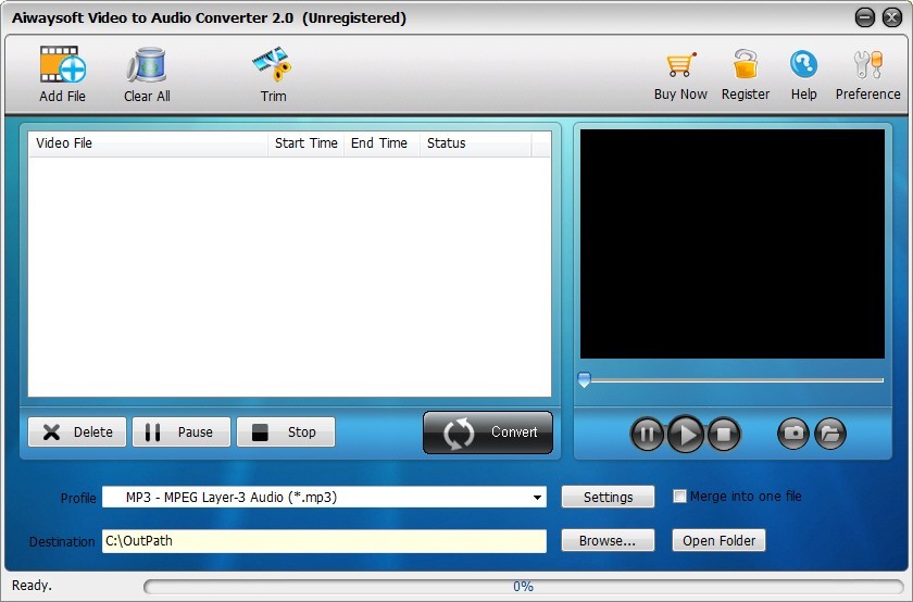 Aiwaysoft Video to Audio Converter