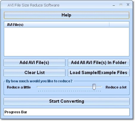 AVI File Size Reduce Software