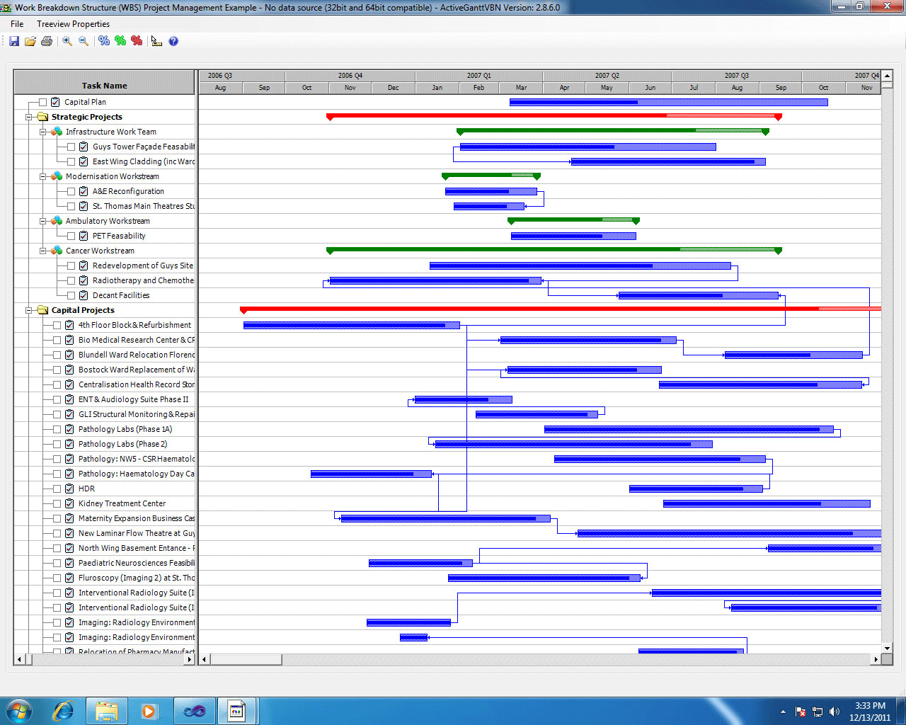 ActiveGanttVBN Scheduler Component for Windows Forms