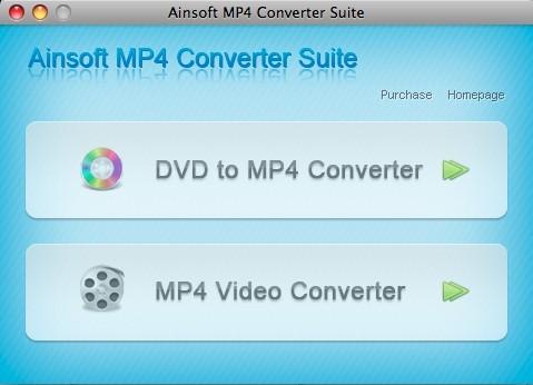 Ainsoft MP4 Converter Suite for Mac