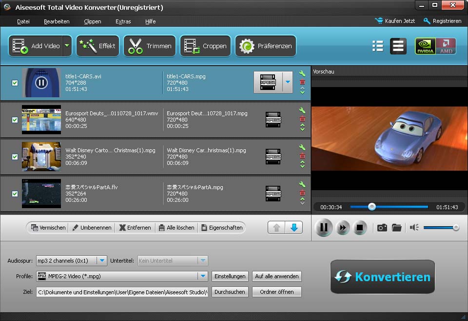 Aiseesoft Total Video Konverter Software