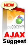 Ajax Search Suggest for OsCommerce