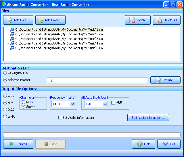 Akram Audio Converter 2007