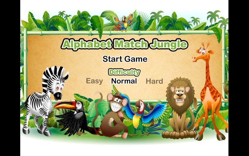 Alphabet Match Jungle